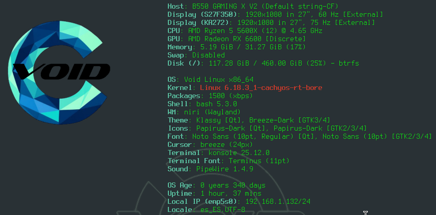 kernel CachyOS 6.18.X Series